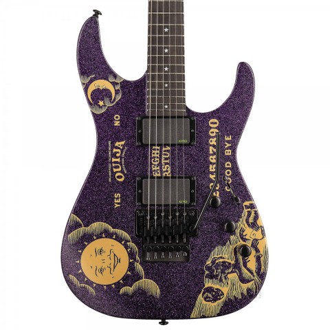 ESP LTD KH-OUIJA Kirk Hammett Limited Edition Purple Sparkle Elektro Gitar
