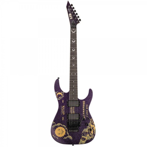 ESP LTD KH-OUIJA Kirk Hammett Limited Edition Purple Sparkle Elektro Gitar