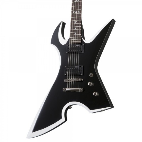 ESP LTD MAX-200 RPR Black White Bevel Max Cavalera Signature Elektro Gitar