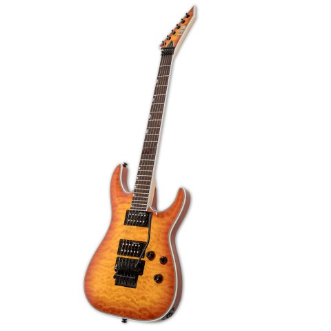 ESP LTD MH-230 QM FR Quilted Maple See Thru Amber Sunburst Elektro Gitar