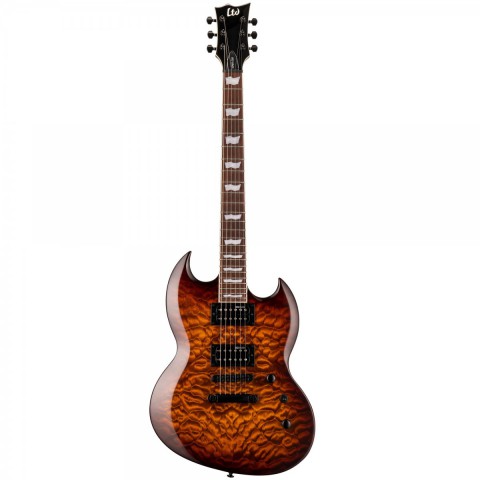 ESP LTD VIPER 256 Dark Brown Sunburst Elektro Gitar