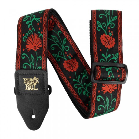 Ernie Ball P05361 Western Rose Jacquard Gitar Askısı