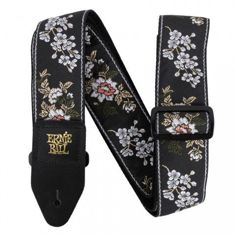 Ernie Ball P05362 White Blossom Jacquard Gitar Askısı