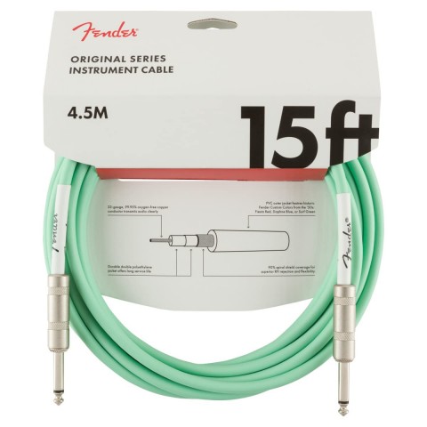 Fender Original 4.5m Surf Yeşil Enstrüman Kablosu