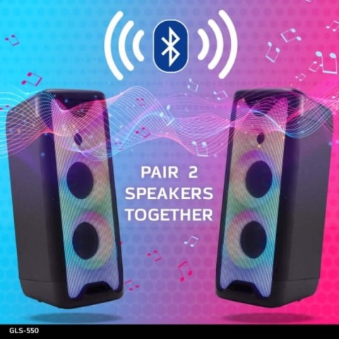 Gemini GLS-550 Taşınabilir Işıklı Bluetooth Hoparlör