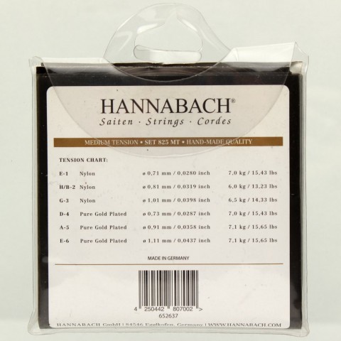 Hannabach 825 MT Klasik Gitar Teli