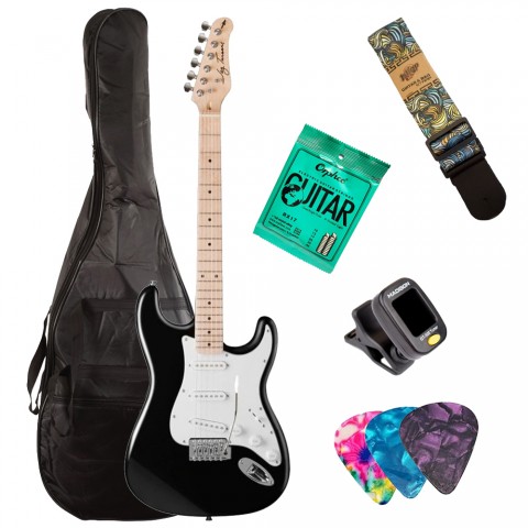 JAY TURSER JT-300M-BK Elektro Gitar Seti