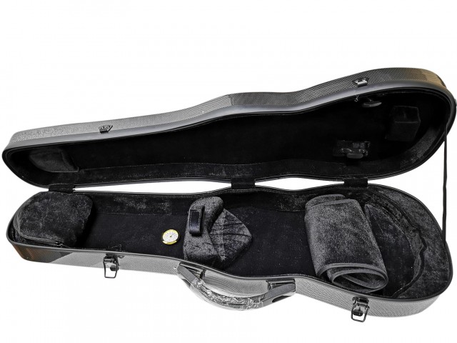 JS-103 Fiber Siyah Gri Noktalı 4/4 Keman Kutusu JS-103 Fiber Siyah Gri Noktalı 4/4 Keman Kutusu