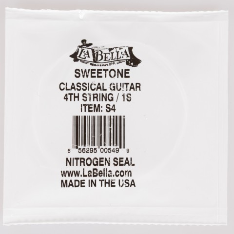 La Bella S4 Sweetone Klasik Gitar Re Teli - 4.Tel