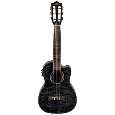 Lanikai QM-BKCEG Quilted Maple Guitalele
