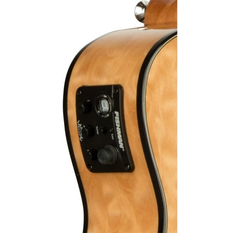 Lanikai QM-NACEC Quilted Maple Concert Preamp Elektro Ukulele