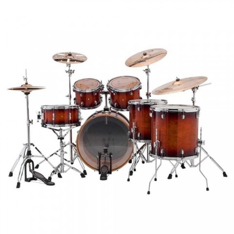Ludwig Evolution Maple (Mahogany Burst Shell) Bateri Seti