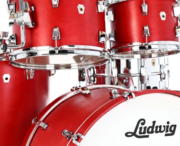 Ludwig Neusonic Downbeat Diablo Red Shell Pack Davul Seti
