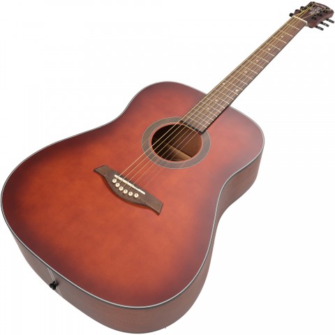Madison MAG-41M-TRD Trans Red Akustik Gitar