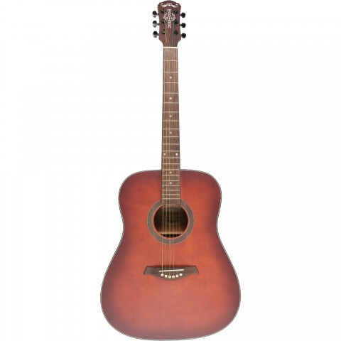 Madison MAG-41M-TRD Trans Red Akustik Gitar