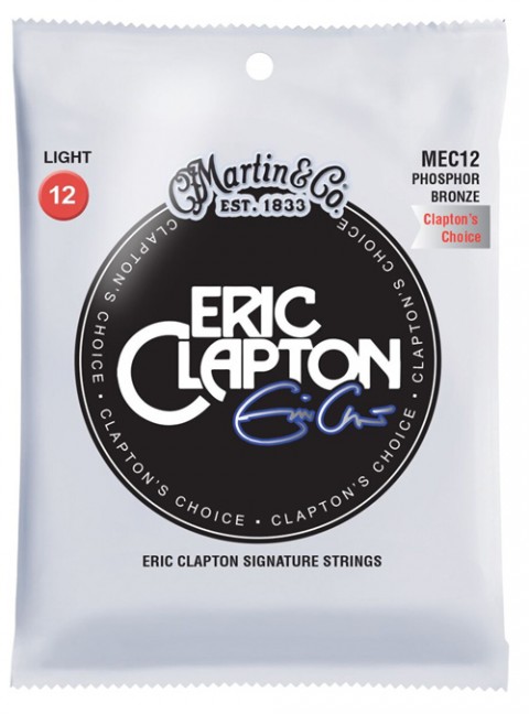 Martin MEC12 Eric Clapton's Choice Phosphor Bronze Akustik Gitar Teli (12-54)
