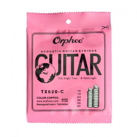 Orphee TX620-C Renkli Akustik Gitar Teli