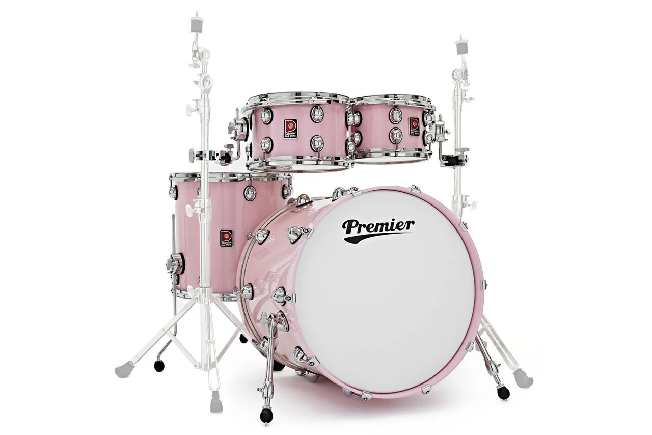 Premier Genista Maple 4pc Pink Shell Pack Davul Seti