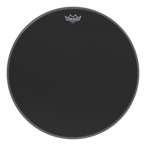 REMO ES-1022-00 22 inç AMBASSADOR® EBONY Bas Davul Derisi