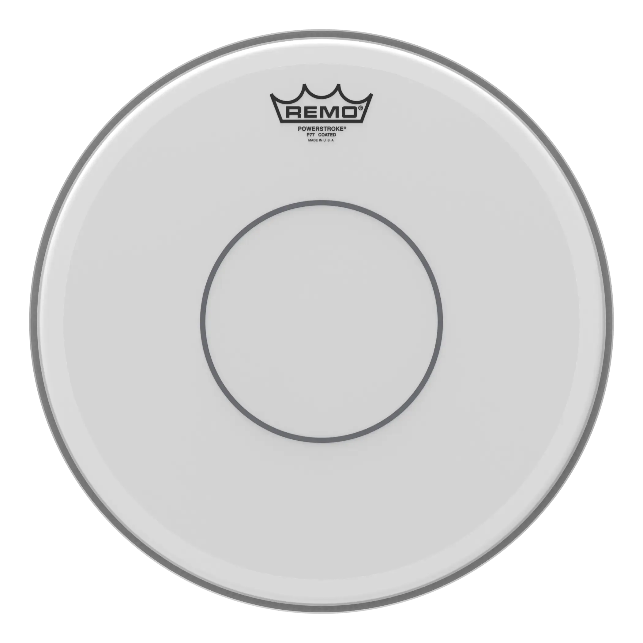 REMO POWERSTROKE® 77 COATED CLEAR DOT 14 İnç Trampet Derisi