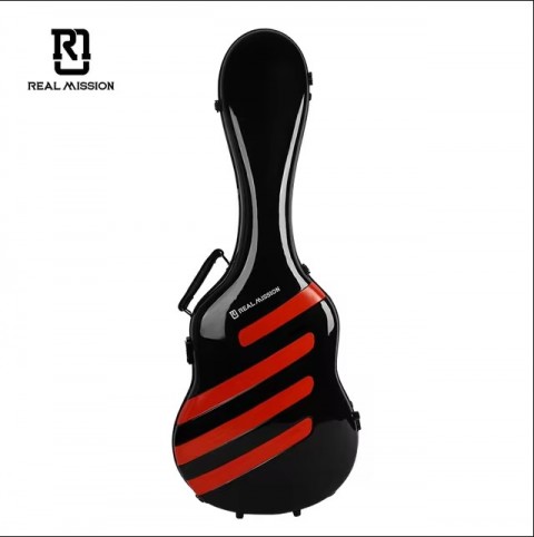 Real Mission Fluorite Siyah Akustik Gitar Hardcase