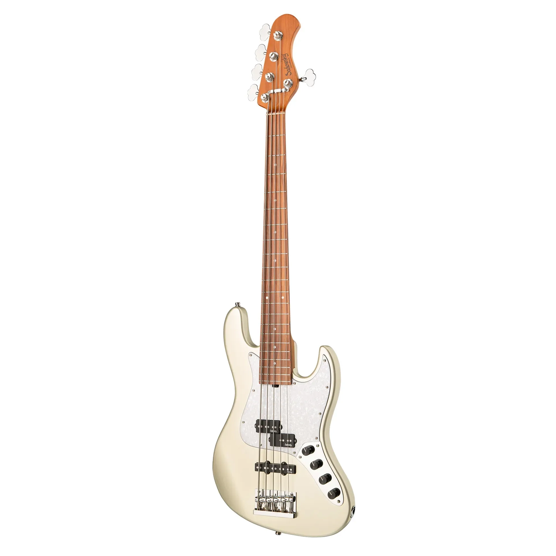 Sadowsky MetroExpress Hybrid P/J 21 Perde 5 Telli Bas Gitar – Champagne Metallic High Polish