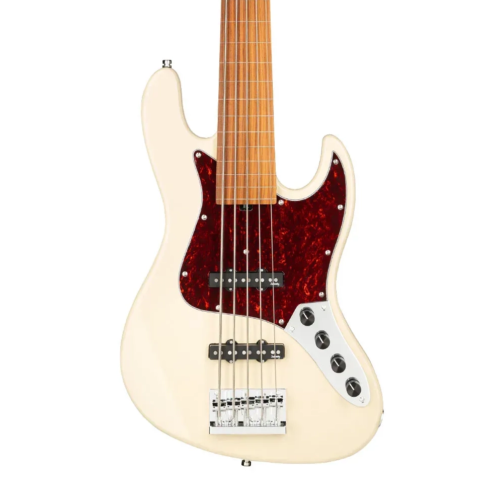 Sadowsky MetroExpress Vintage J/J Perdesiz 5 Telli Bas Gitar – Olympic White High Polish