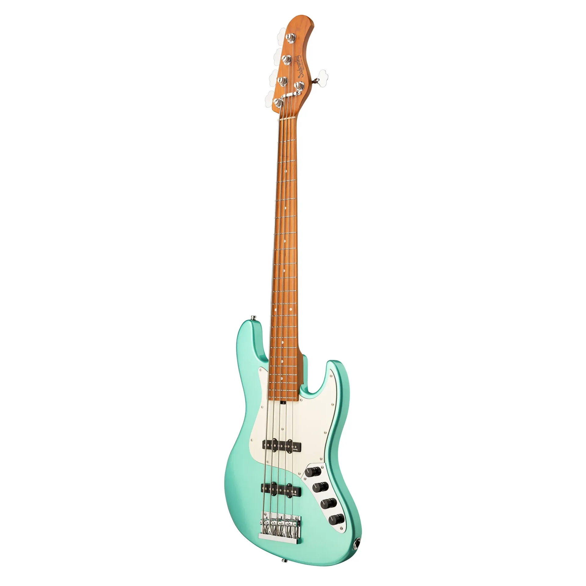 Sadowsky MetroExpress Vintage J/J 21 Perde 5 Telli Bas Gitar – Sage Green Metallic High Polish