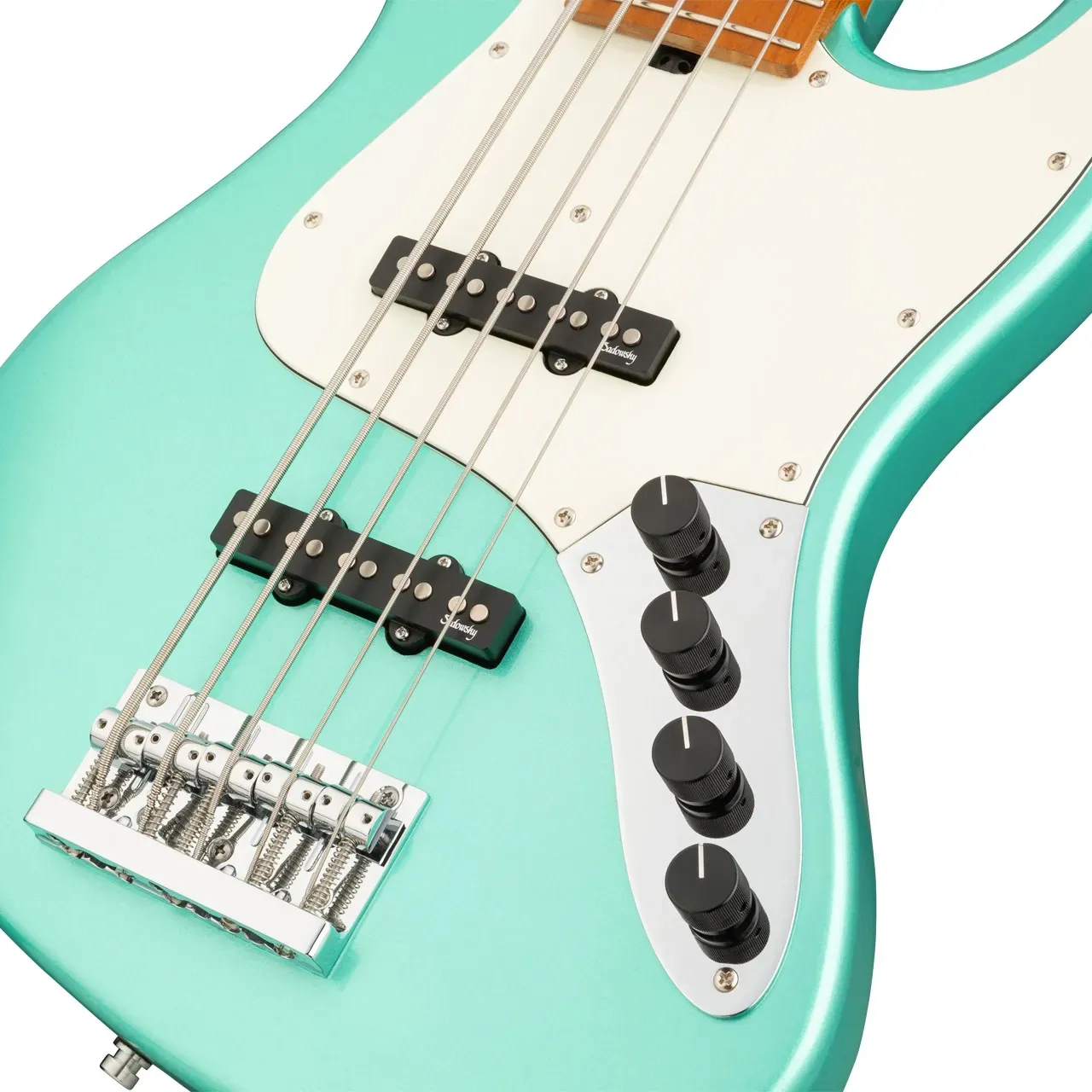 Sadowsky MetroExpress Vintage J/J 21 Perde 5 Telli Bas Gitar – Sage Green Metallic High Polish