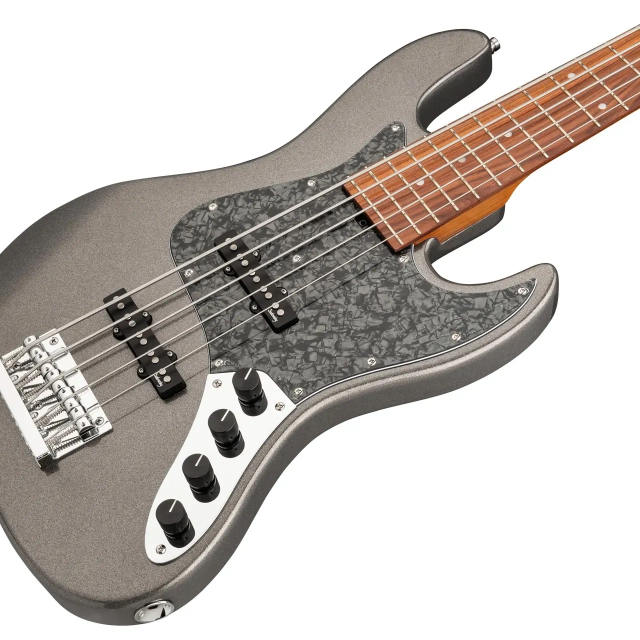 Sadowsky MetroExpress Vintage J/J 21 Perde 5 Telli Bas Gitar – Silver Metallic High Polish
