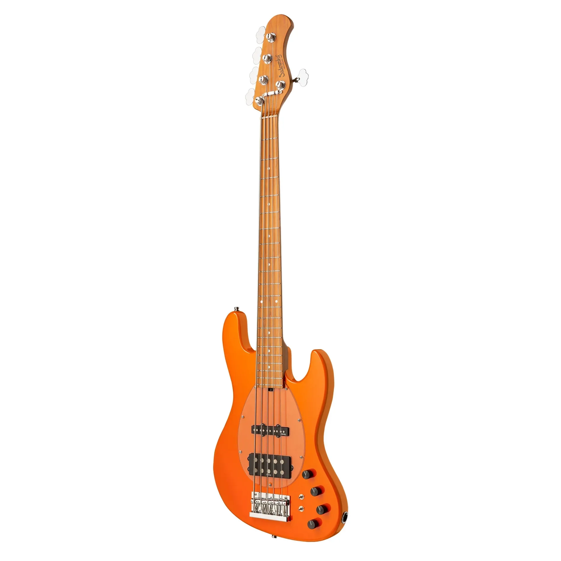 Sadowsky MetroExpress Vintage M/J 21 Perde 5 Telli Bas Gitar – Candy Apple Orange Metallic High Polish