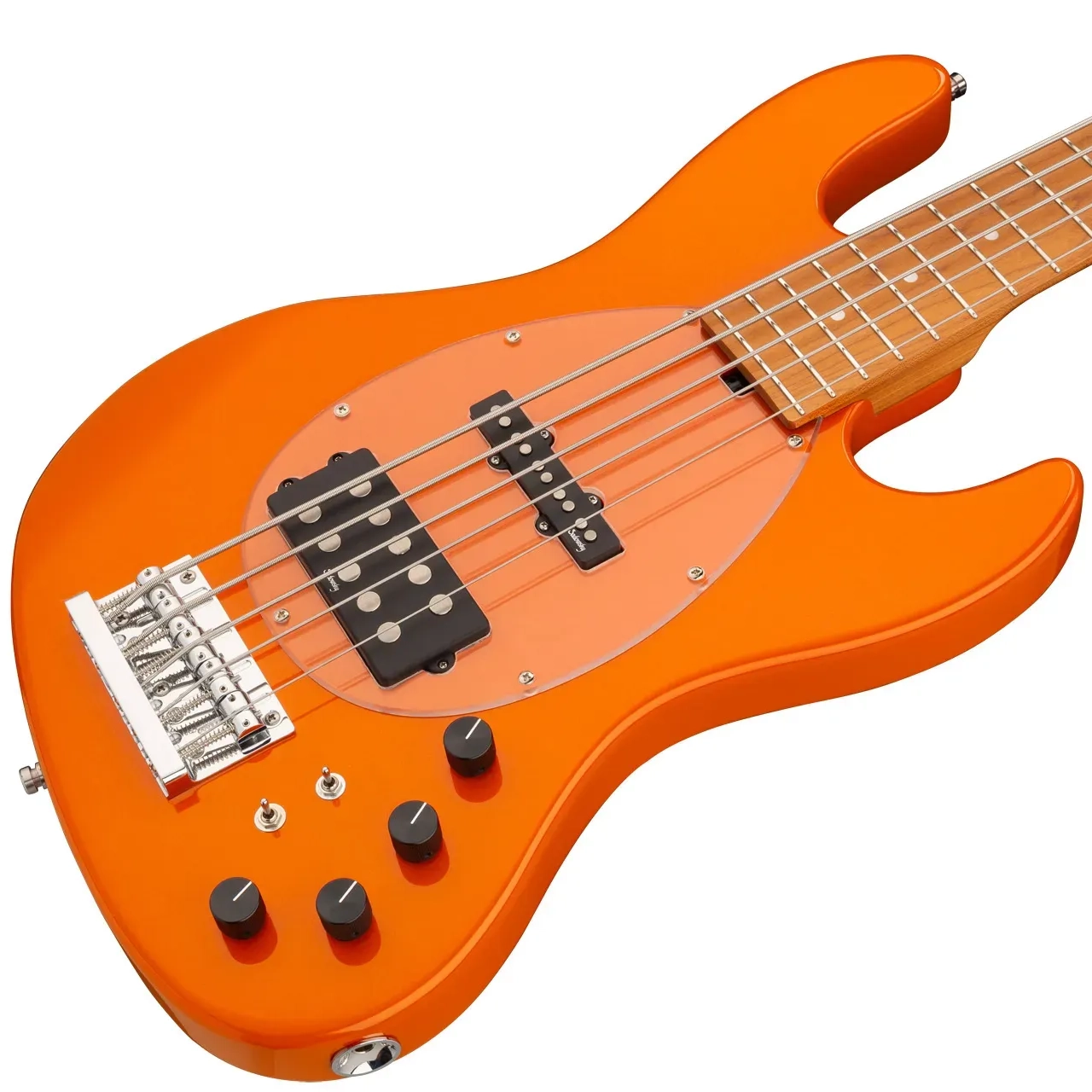 Sadowsky MetroExpress Vintage M/J 21 Perde 5 Telli Bas Gitar – Candy Apple Orange Metallic High Polish