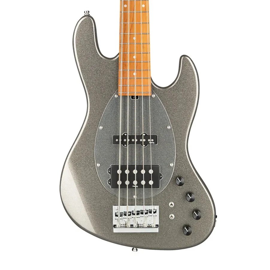 Sadowsky MetroExpress Vintage M/J 21 Perde 5 Telli Bas Gitar – Silver Metallic High Polish