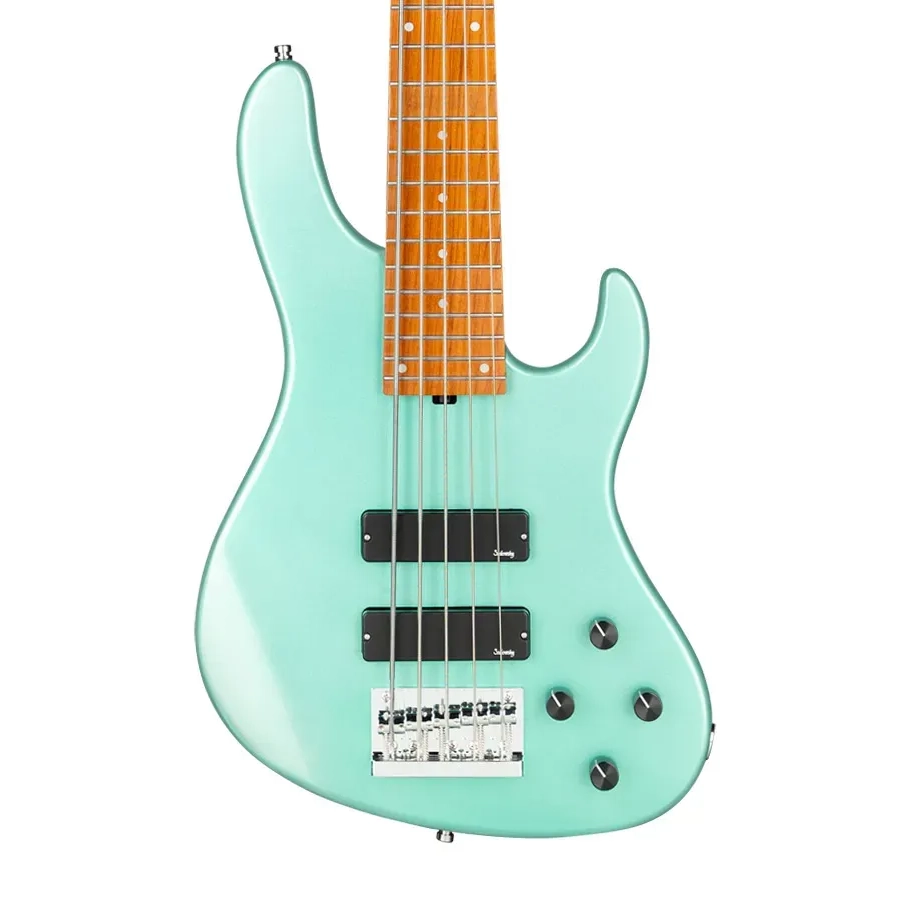 Sadowsky MetroExpress Modern 24 Perde 5 Telli Bas Gitar – Sage Green Metallic High Polish