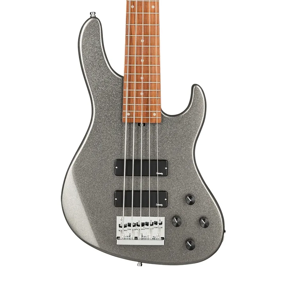 Sadowsky MetroExpress Modern 24 Perde 5 Telli Bas Gitar – Silver Metallic High Polish