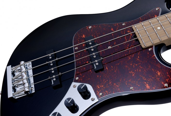 Sadowsky MetroExpress Vintage J/J Solid Black High Polish 4 Telli Bas Gitar