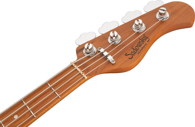 Sadowsky MetroExpress Vintage M/J 21 Perde 4 Telli Bas Gitar – Solid Black High Polish