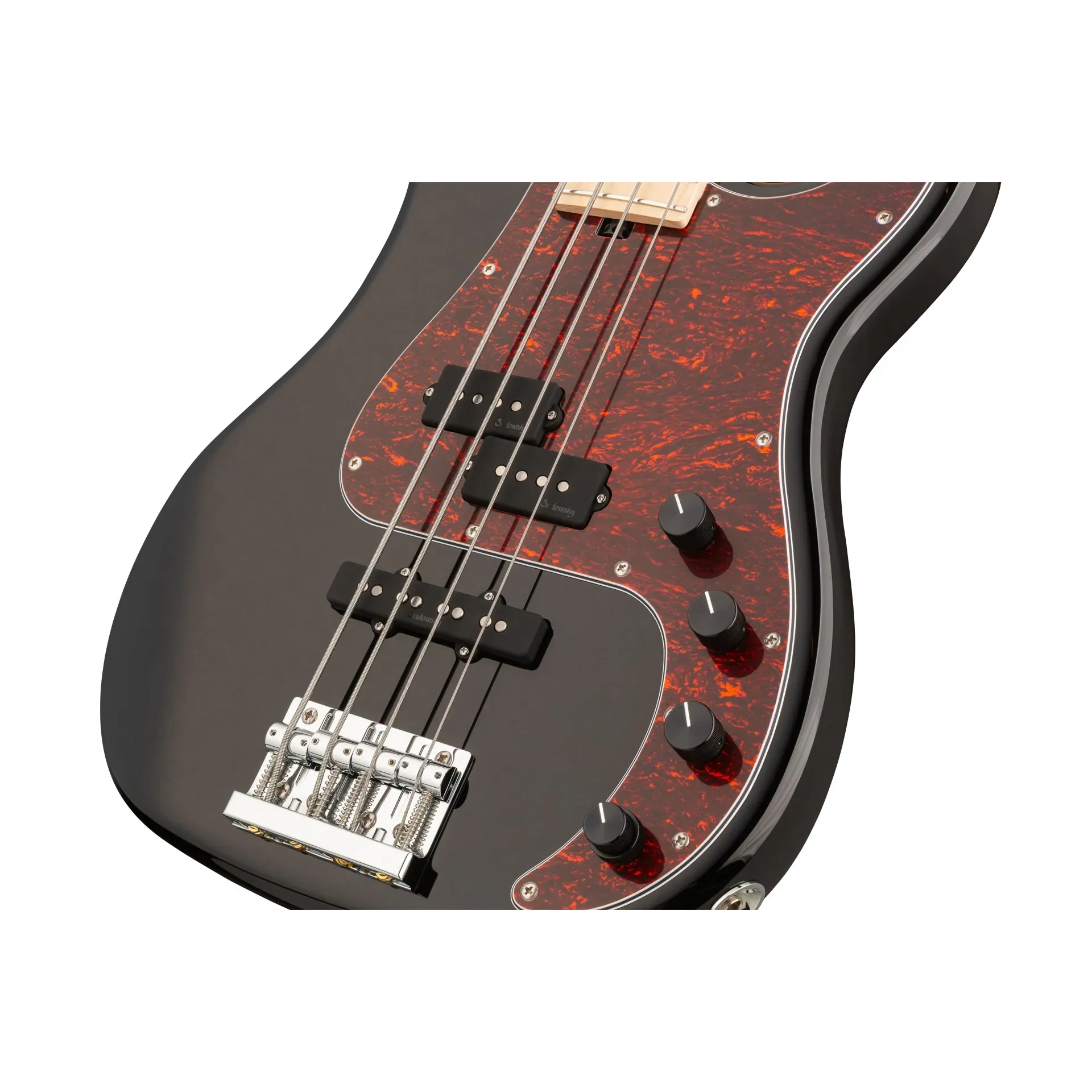 Sadowsky MetroLine 21 Perde Hybrid P/J 4 Telli Bas Gitar - Solid Black High Polish
