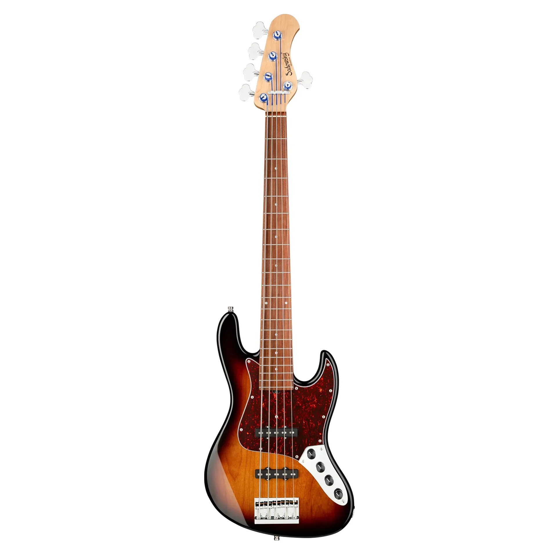 Sadowsky MetroLine 21 Perde Vintage J/J 5 Telli Bas Gitar - 59 Burst Transparent High Polish