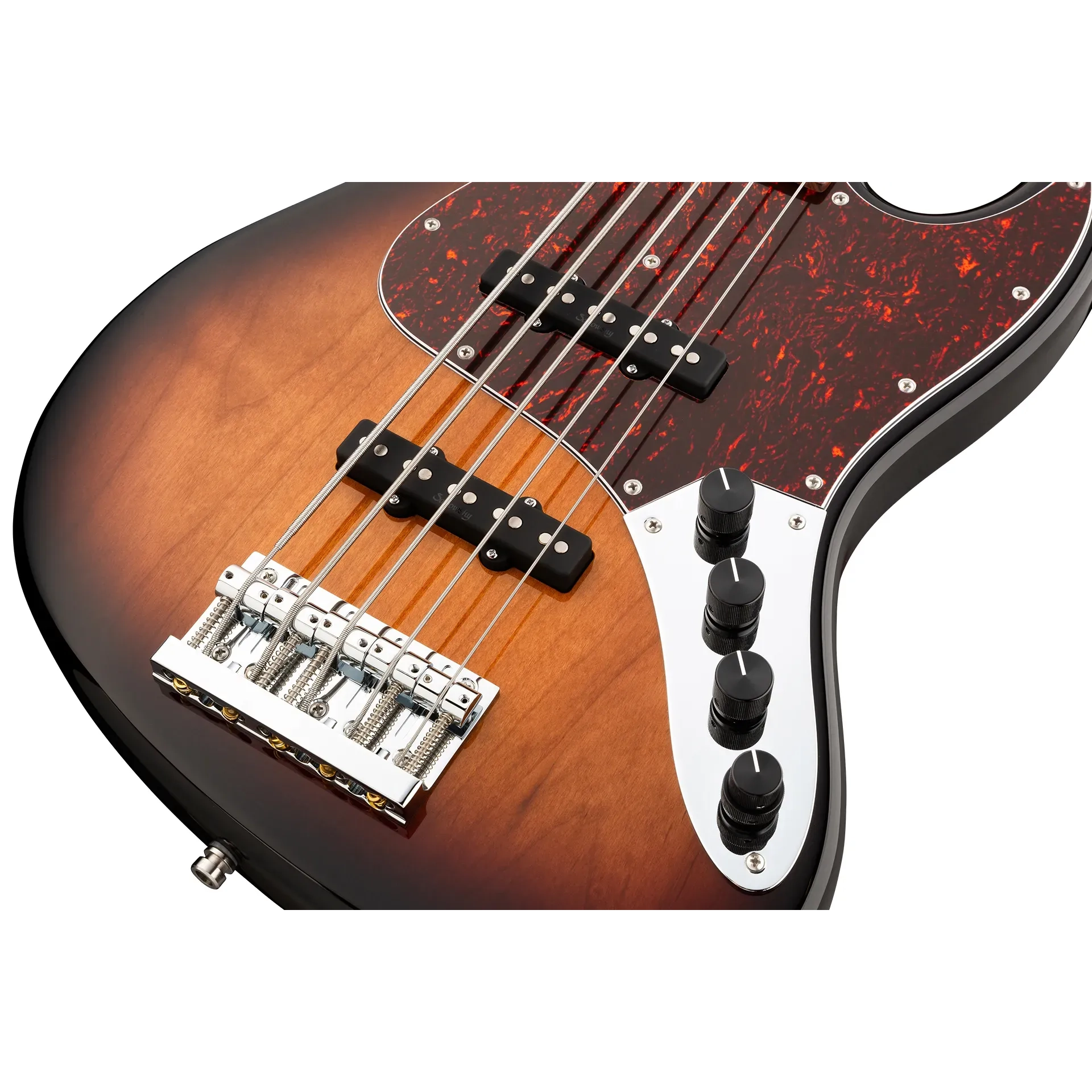 Sadowsky MetroLine 21 Perde Vintage J/J 5 Telli Bas Gitar - 59 Burst Transparent High Polish