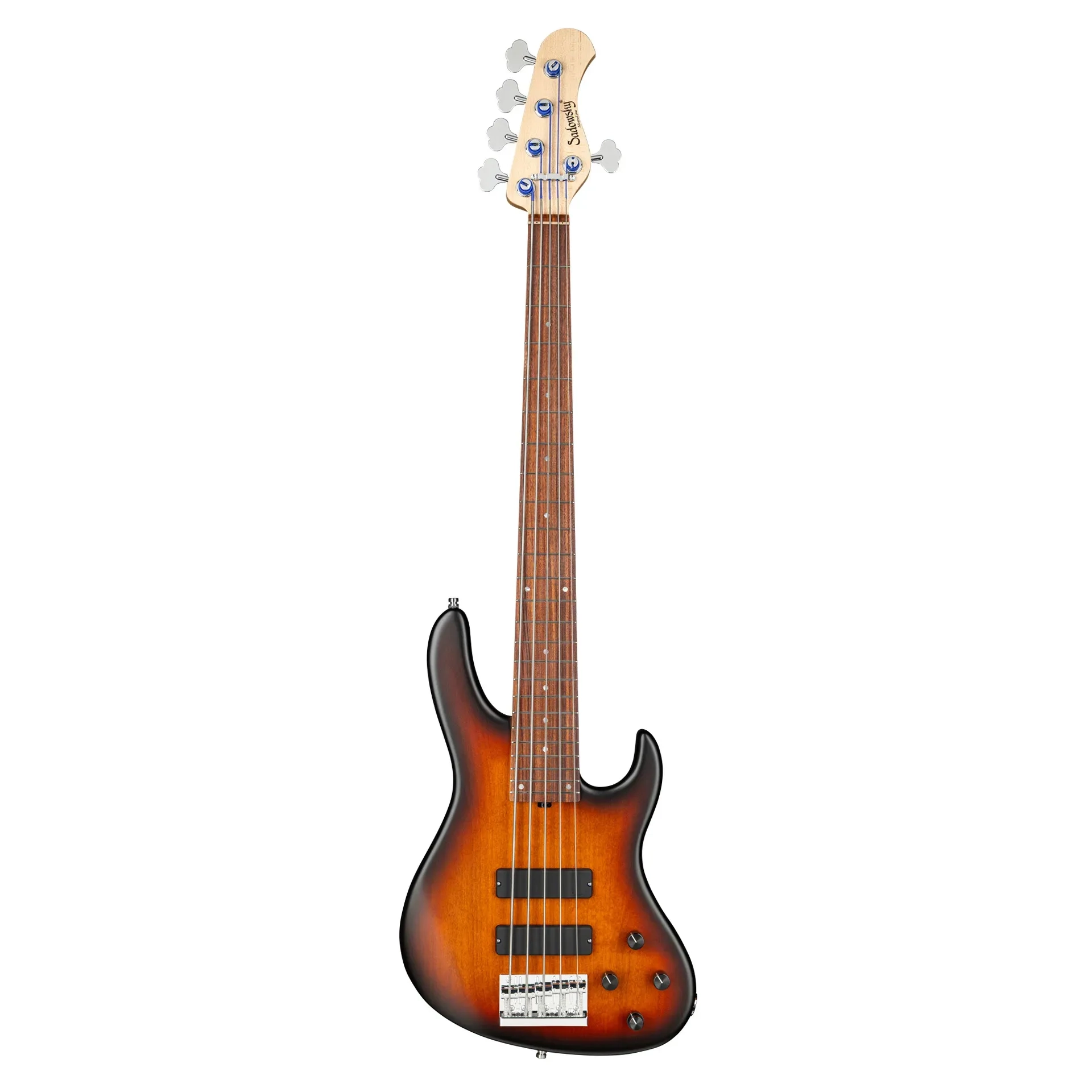 Sadowsky MetroLine 24 Perde Modern 5 Telli Bas Gitar - Almond Sunburst Transparent Satin