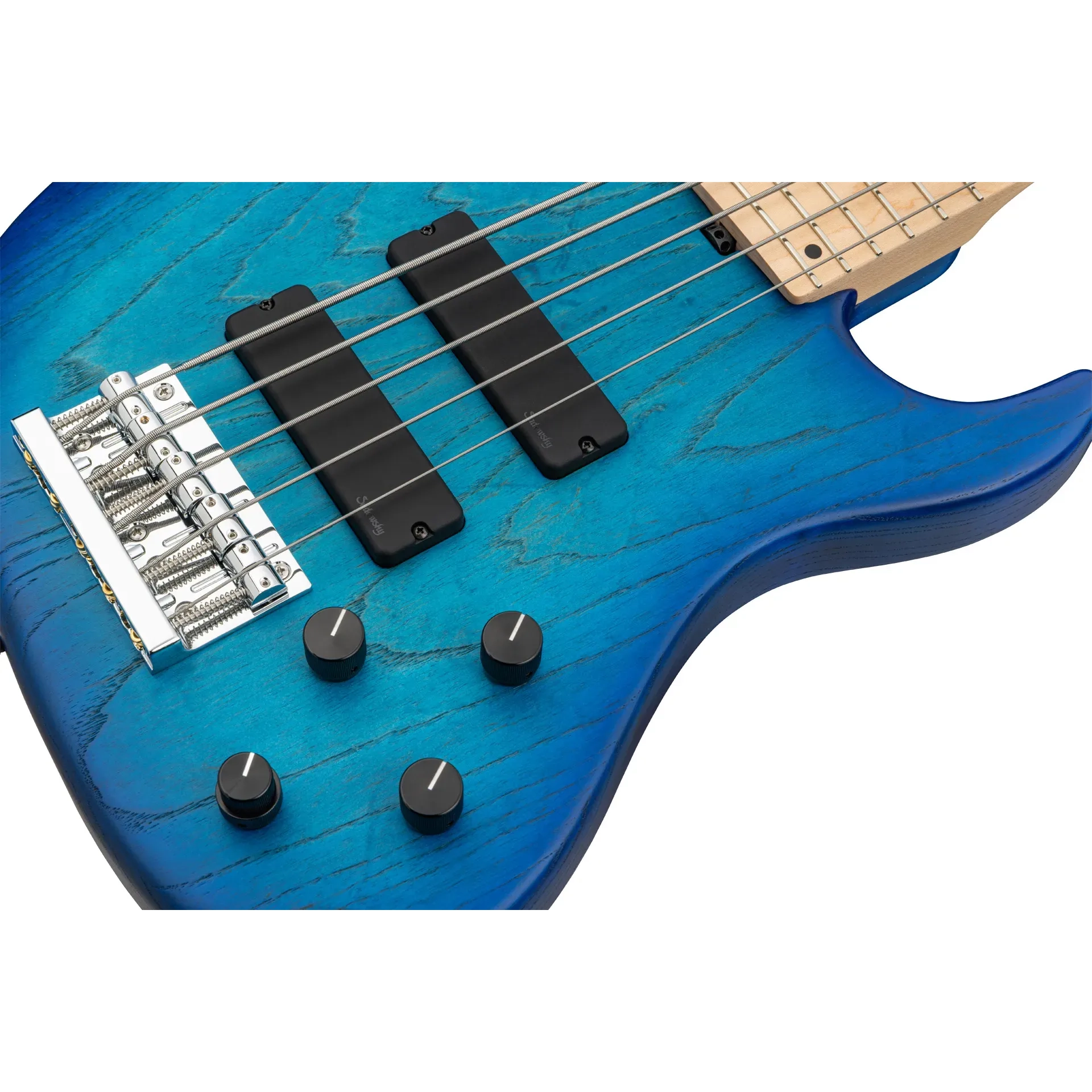 Sadowsky MetroLine 24 Perde Modern 5 Telli Bas Gitar - Bora Blue Burst Transparent Satin