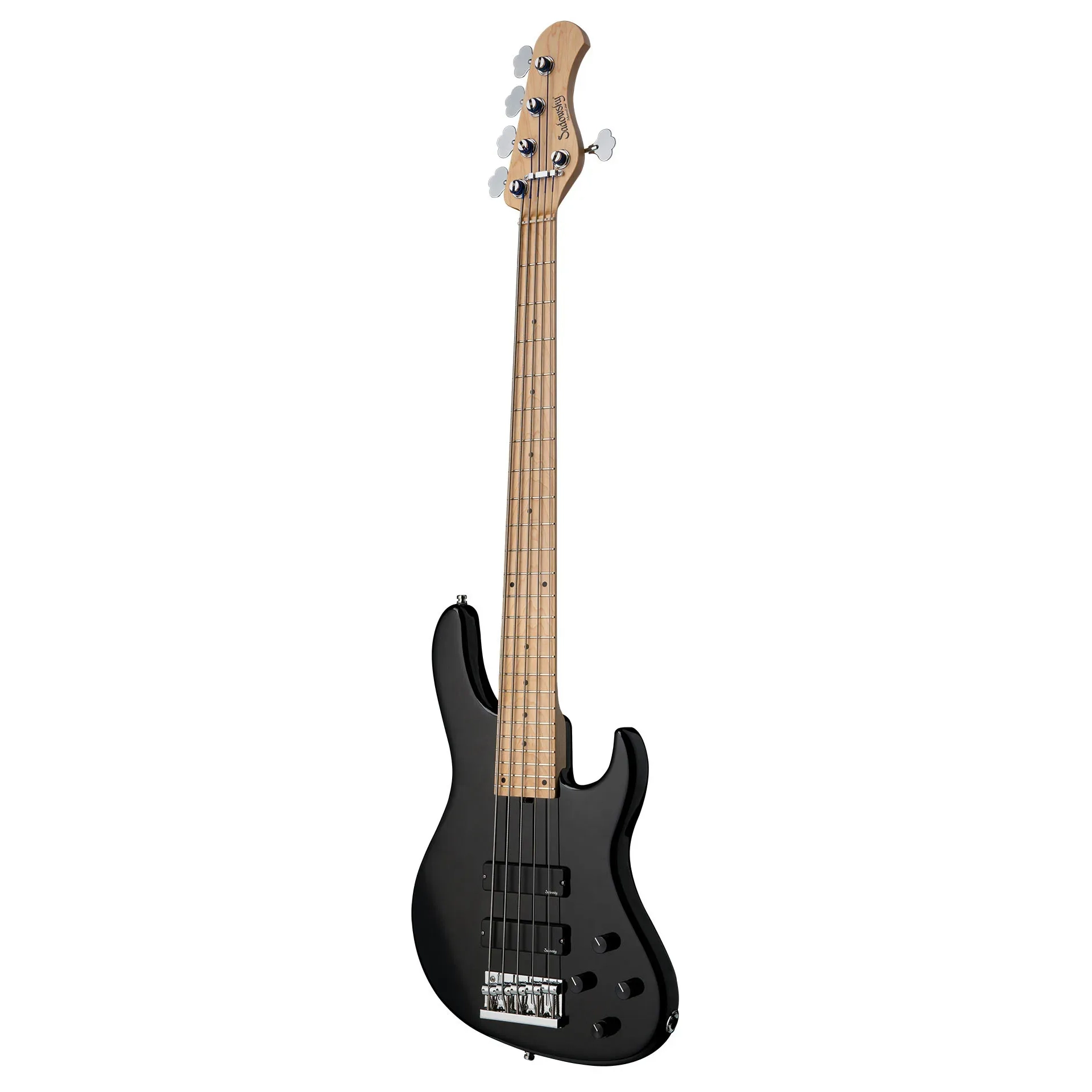 Sadowsky MetroLine 24 Perde Modern 5 Telli Bas Gitar - Solid Black High Polish