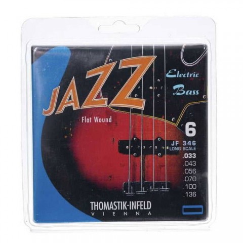 Thomastik Infield JF346 Jazz Gitar Flatwound Takım Tel