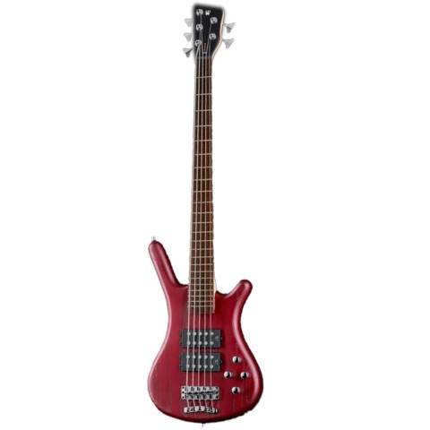 Warwick RockBass Corvette Burgundy Red Transparent Satin 5 Telli Bas Gitar