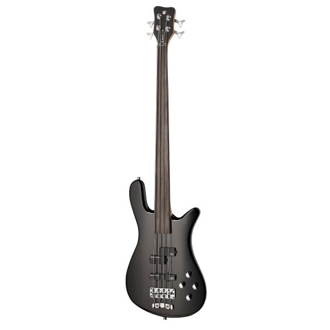 Warwick RockBass Streamer LX Solid Black High Polish 4 Telli Fretless Bas Gitar