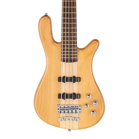 Warwick RockBass Streamer NT I Natural Transparent High Polish 5 Telli Perdesiz Bas Gitar