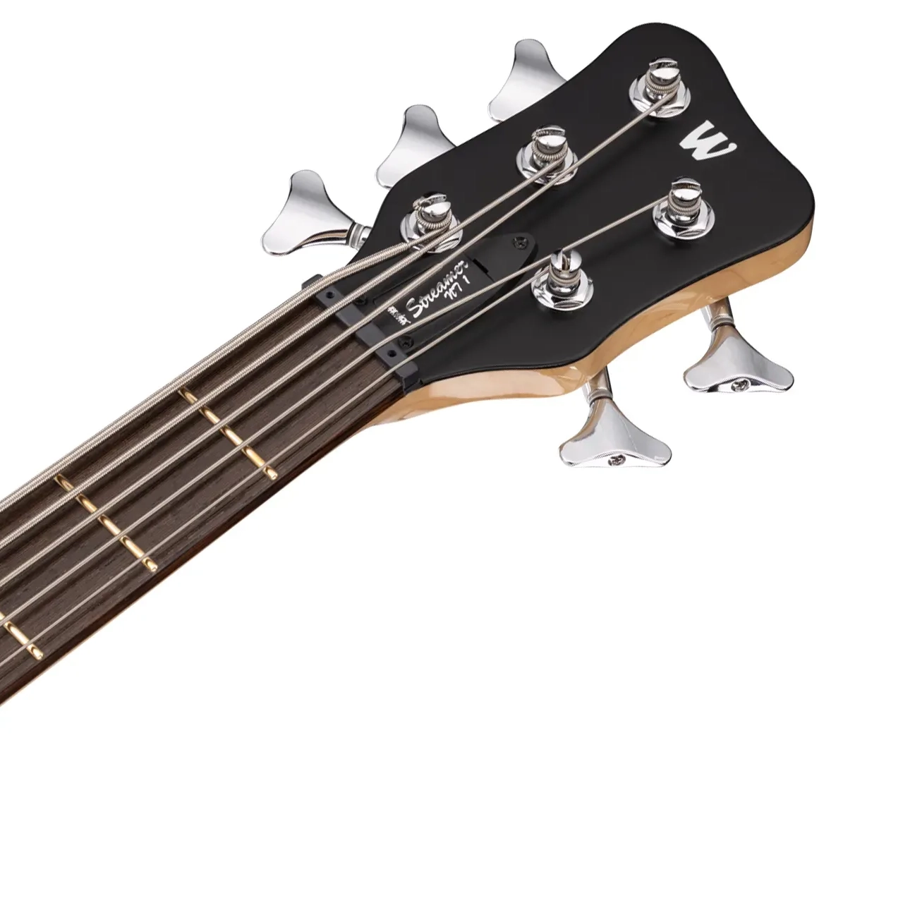 Warwick RockBass Streamer NT I Natural Transparent High Polish 5 Telli Perdesiz Bas Gitar