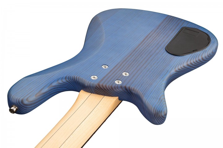 Warwick RockBass Streamer Standard Ocean Blue Transparent Satin 5 Telli Bas Gitar