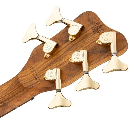 Warwick Teambuilt Pro Series Corvette Natural Transparent Satin 5 Telli Bas Gitar